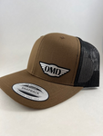 Leather Patch Trucker Cap - Snap back