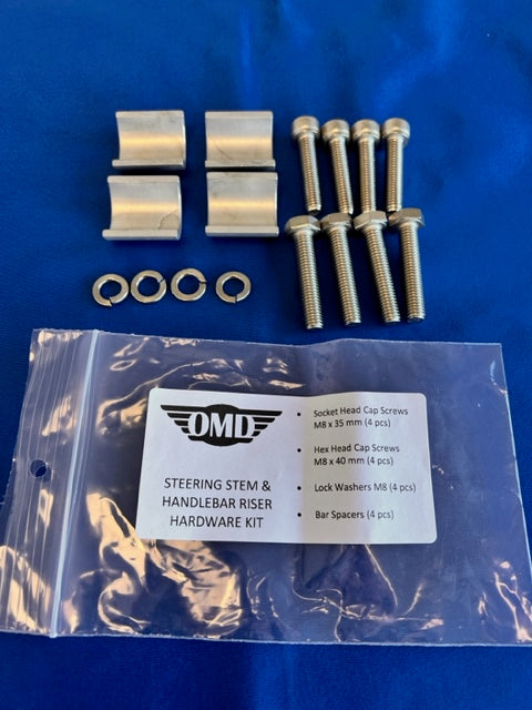Comb Riser Hardware Kit Extra Hardware Kit - Handlebar Risers & Steering Stem Combo – Original ...